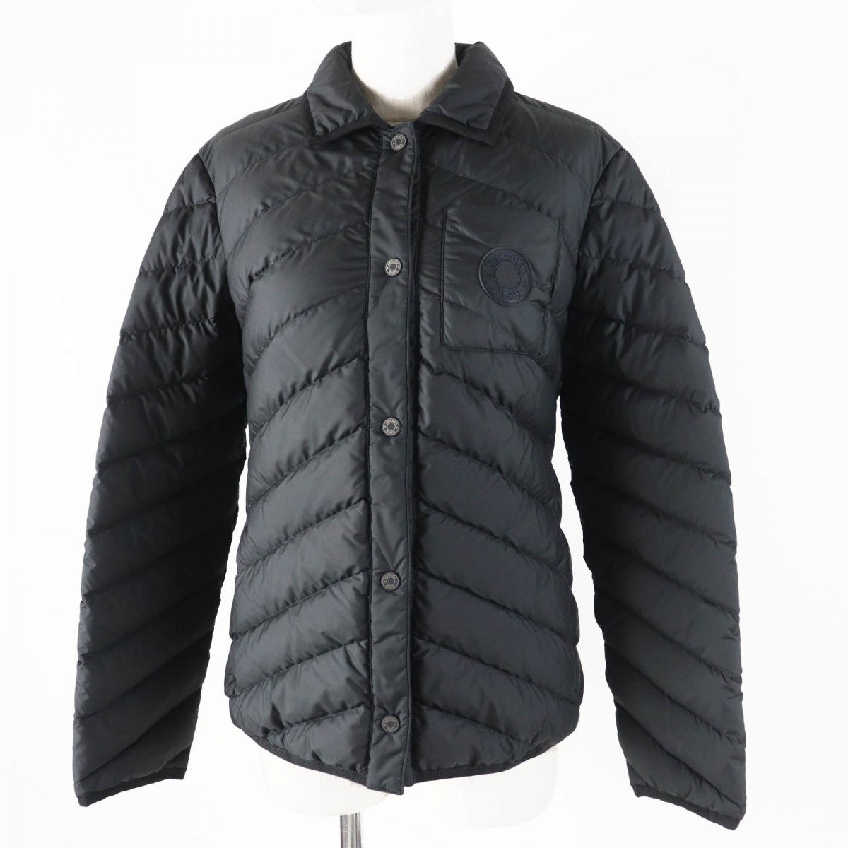 HERMES Down jacket 3H0185DA polyester black 38