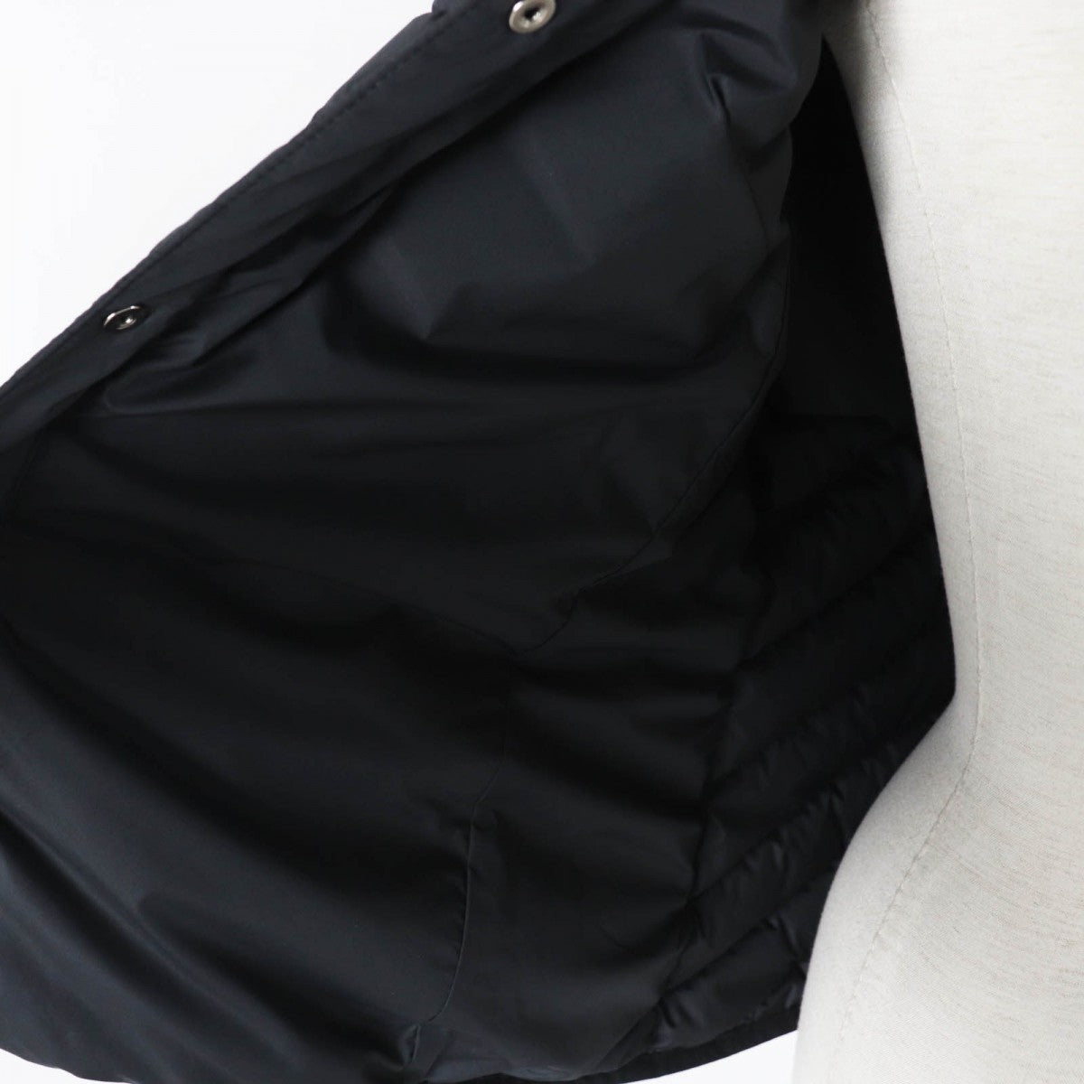 HERMES Down jacket 3H0185DA polyester black 38