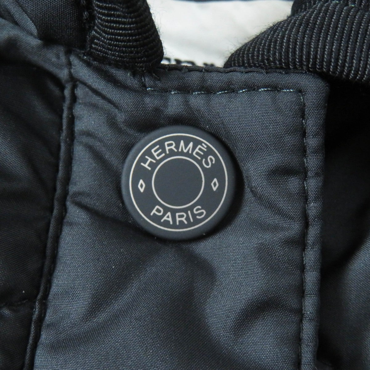 HERMES Down jacket 3H0185DA polyester black 38