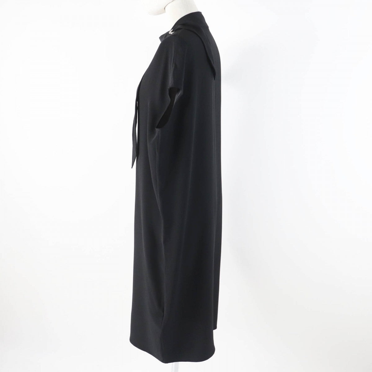 HERMES one piece 2E0532D0 silk black 34