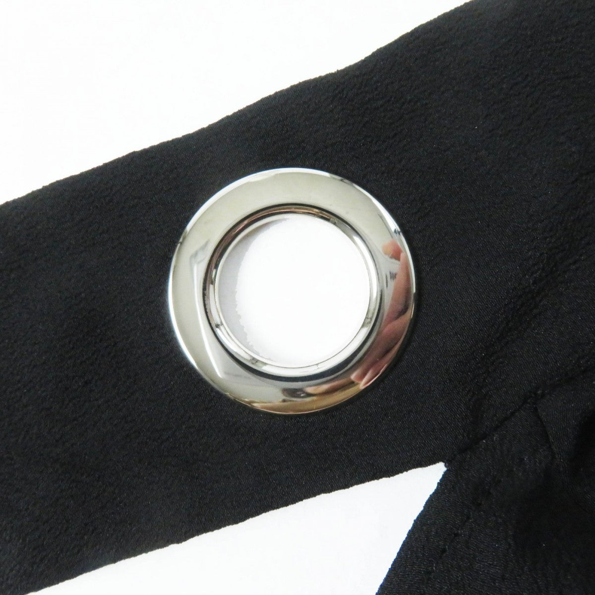 HERMES one piece 2E0532D0 silk black 34