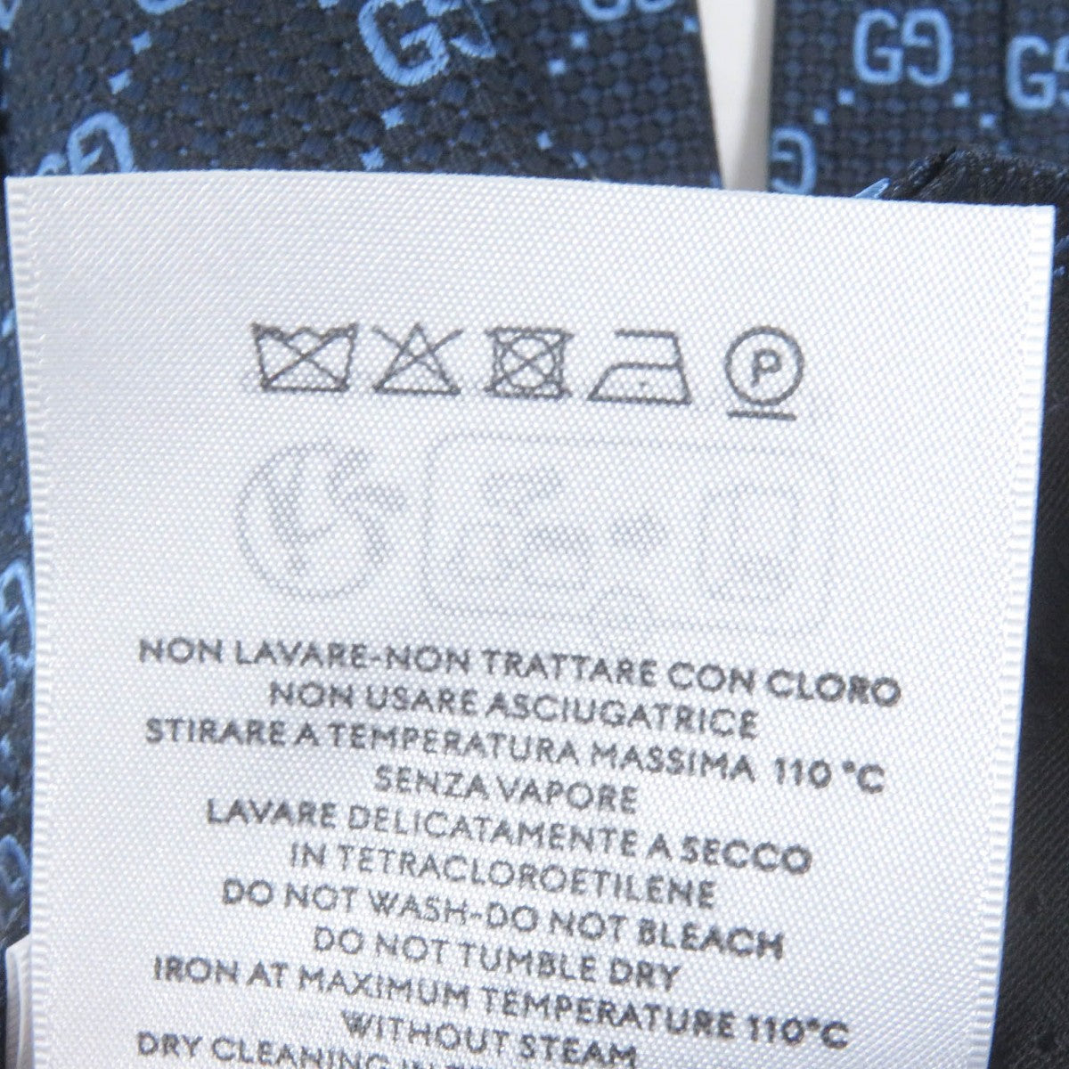 GUCCI tie 790227 silk Navy