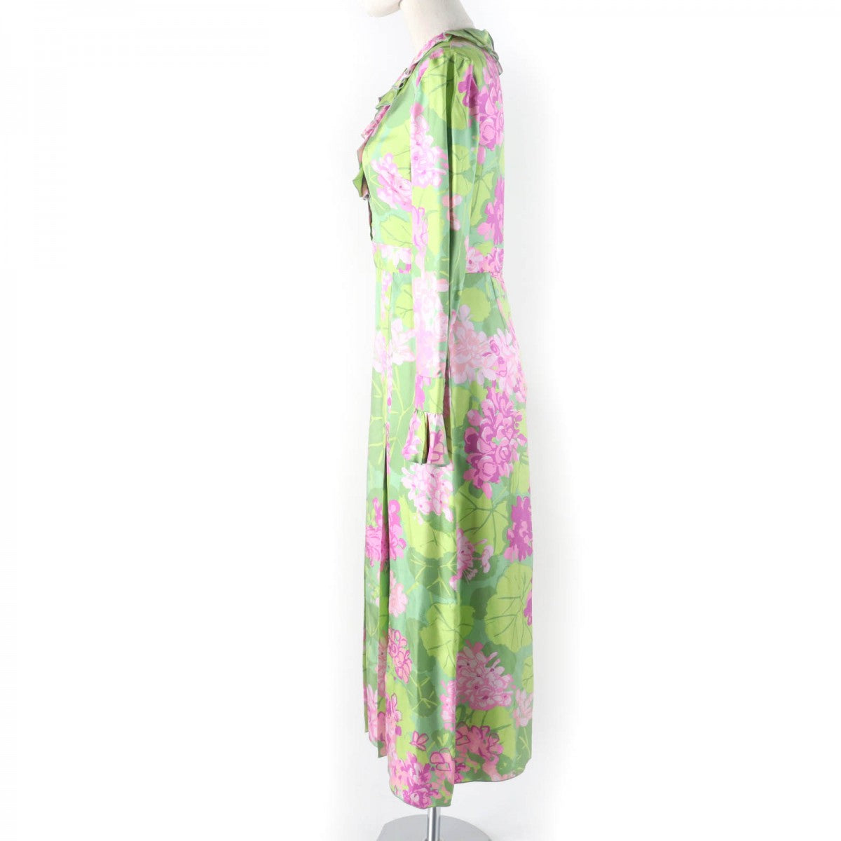 GUCCI one piece 648925 Main: 100% silk multicolor Women 36 Used