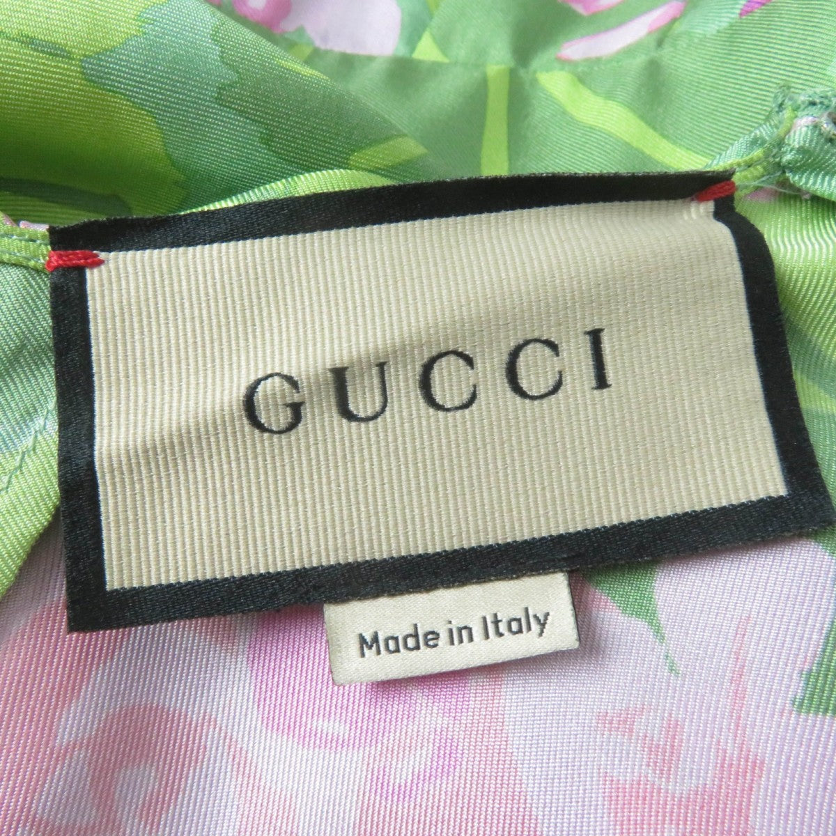 GUCCI one piece 648925 Main: 100% silk multicolor Women 36 Used