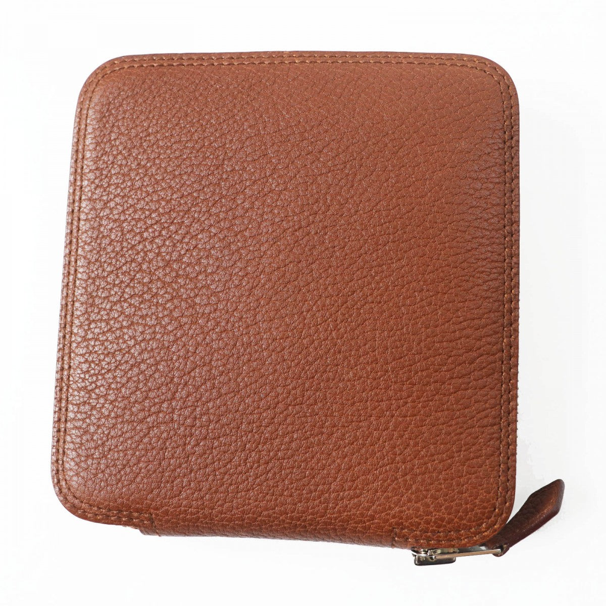 HERMES Eco bag Main: Buffle Skipper, Main: Silk Brown orange Silky pop Women Used