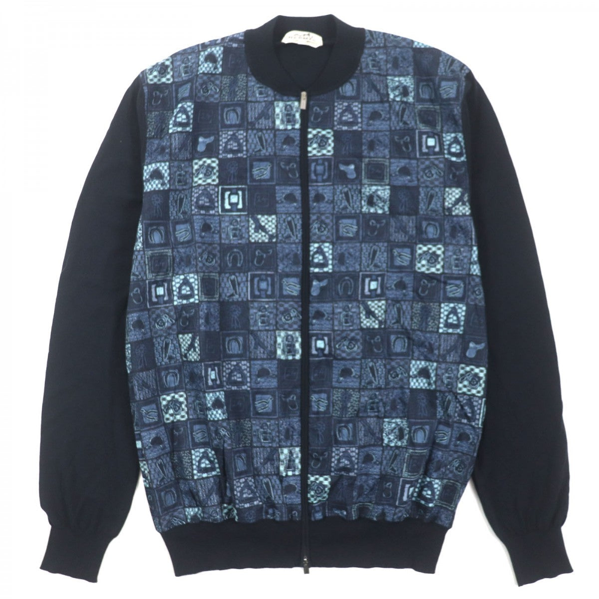 HERMES Jacket cotton Navy XL