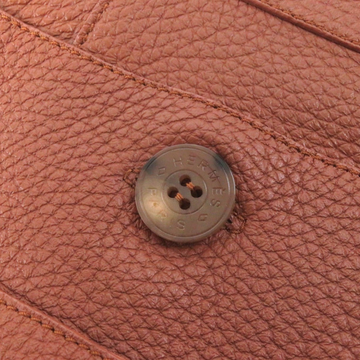 HERMES skirt 3E1302D0 Deerskin Brown 34