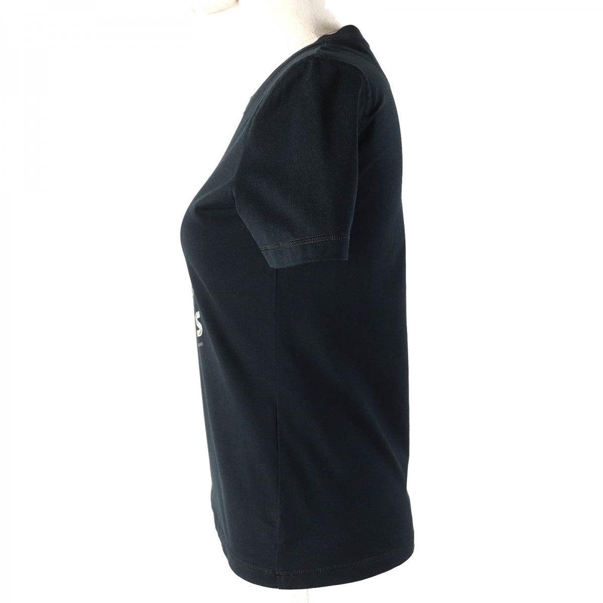HERMES Short sleeve T-shirt 3H4611DL cotton black Do Re Boucles 34