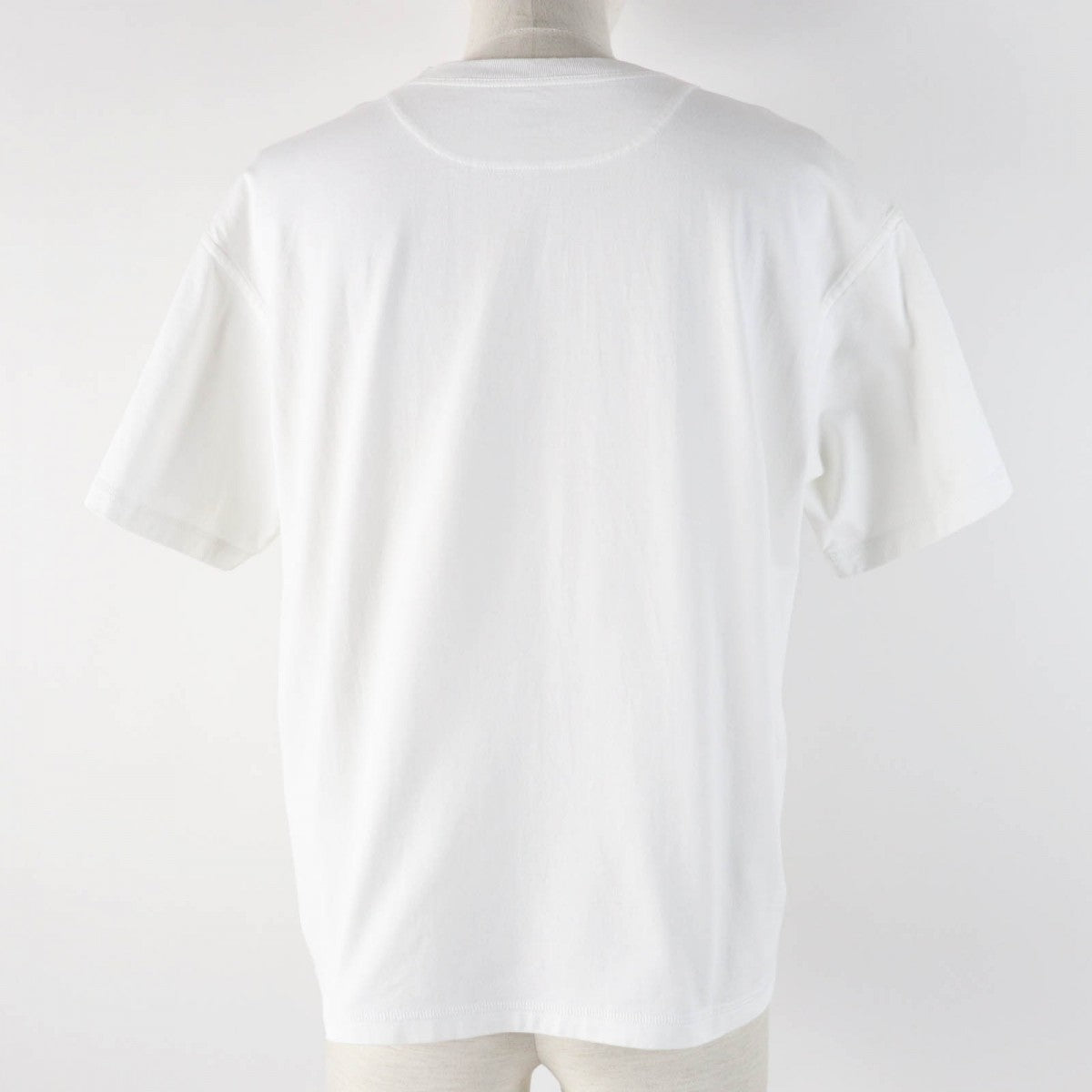 HERMES Short sleeve T-shirt 2E4618DU cotton White black Grand Tralala 38