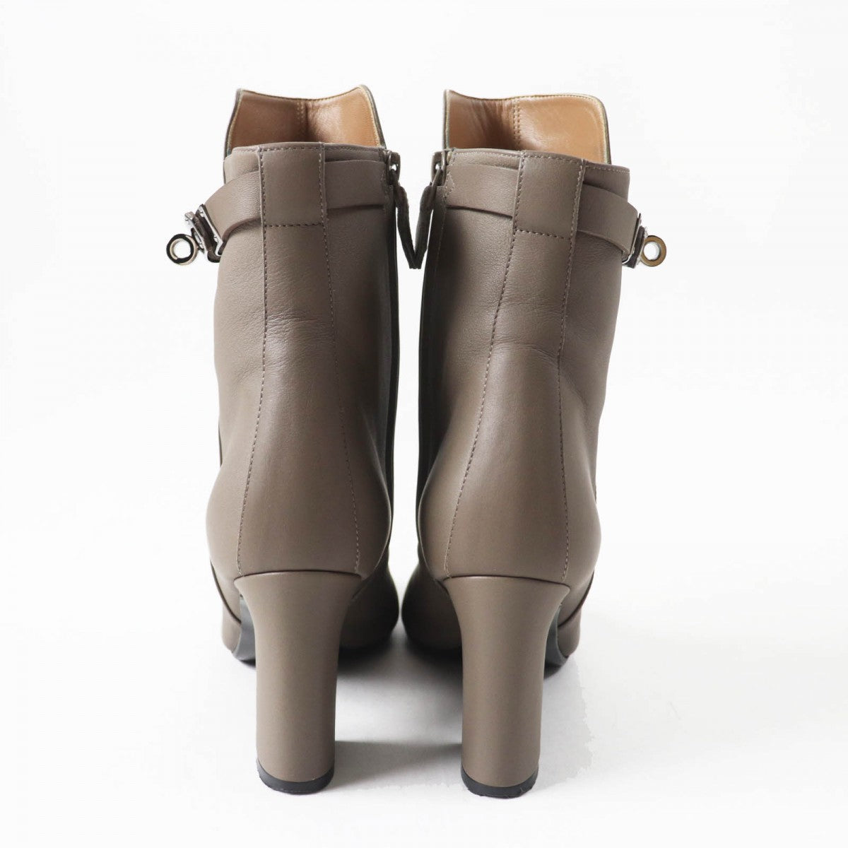 HERMES short boots Main: Leather Ethane Jews Women 36 Used
