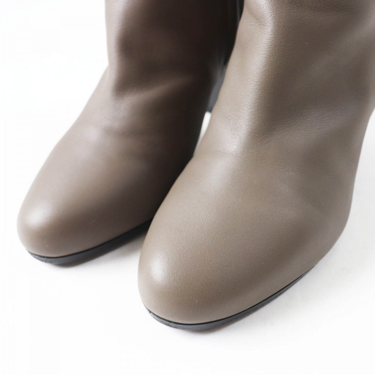 HERMES short boots Main: Leather Ethane Jews Women 36 Used
