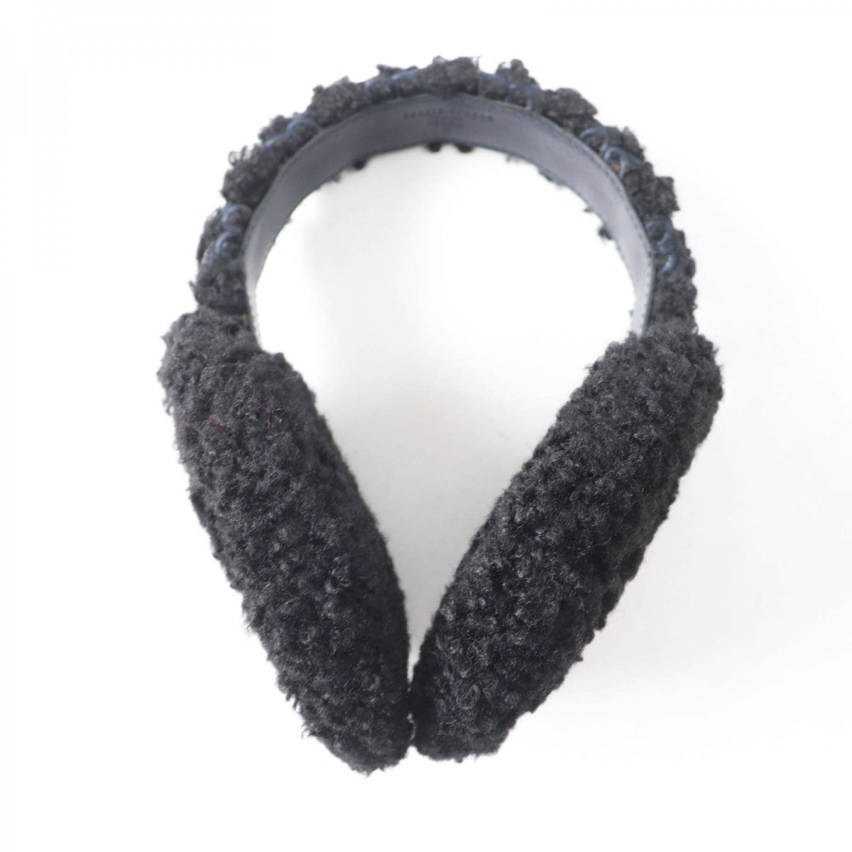 GUCCI Earmuff 645495 517074 Curly eco fur black