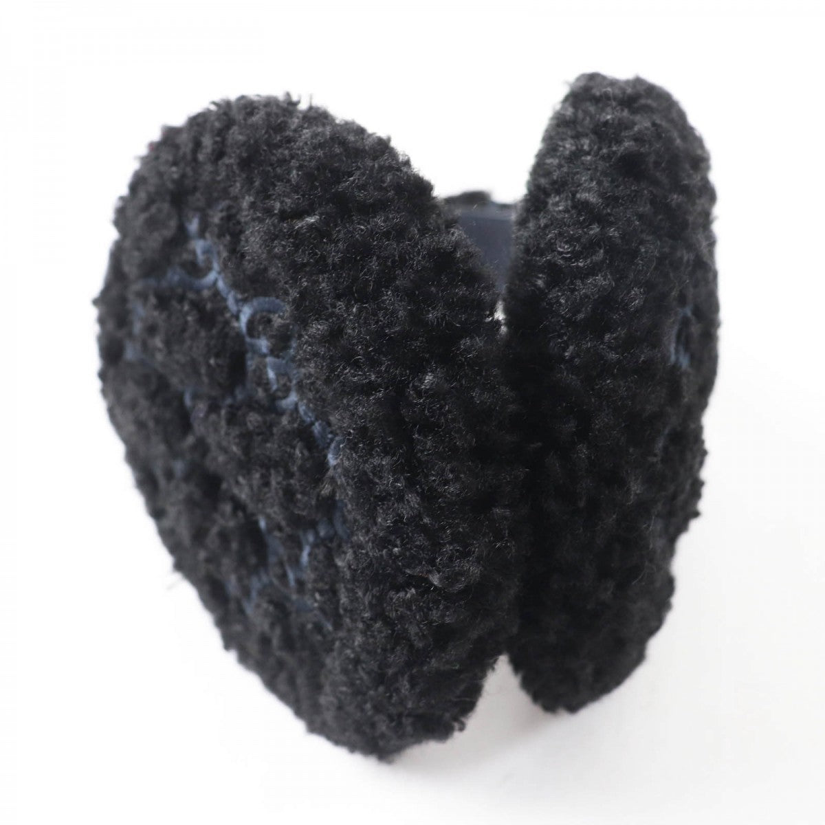 GUCCI Earmuff 645495 517074 Curly eco fur black
