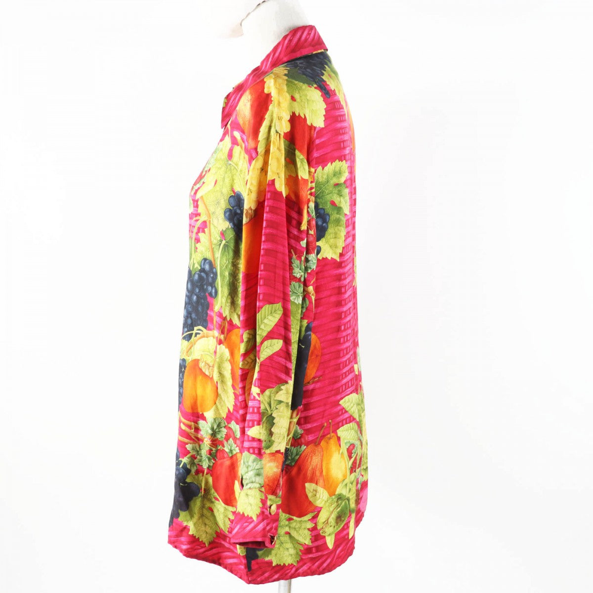 GUCCI Long sleeve shirt silk red multi Tom Ford