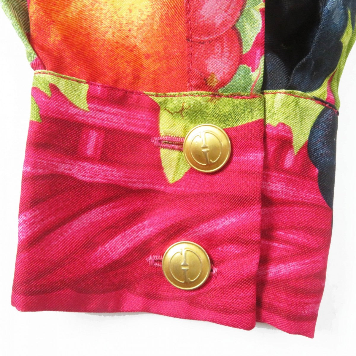 GUCCI Long sleeve shirt silk red multi Tom Ford