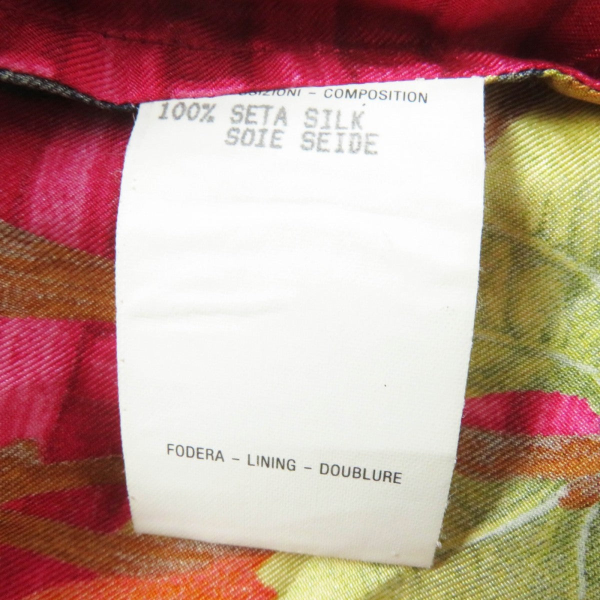 GUCCI Long sleeve shirt silk red multi Tom Ford