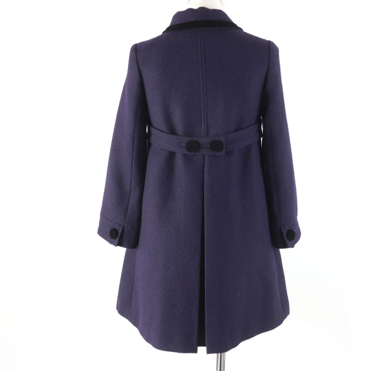 GUCCI A line coat 633152 wool Purple type 36