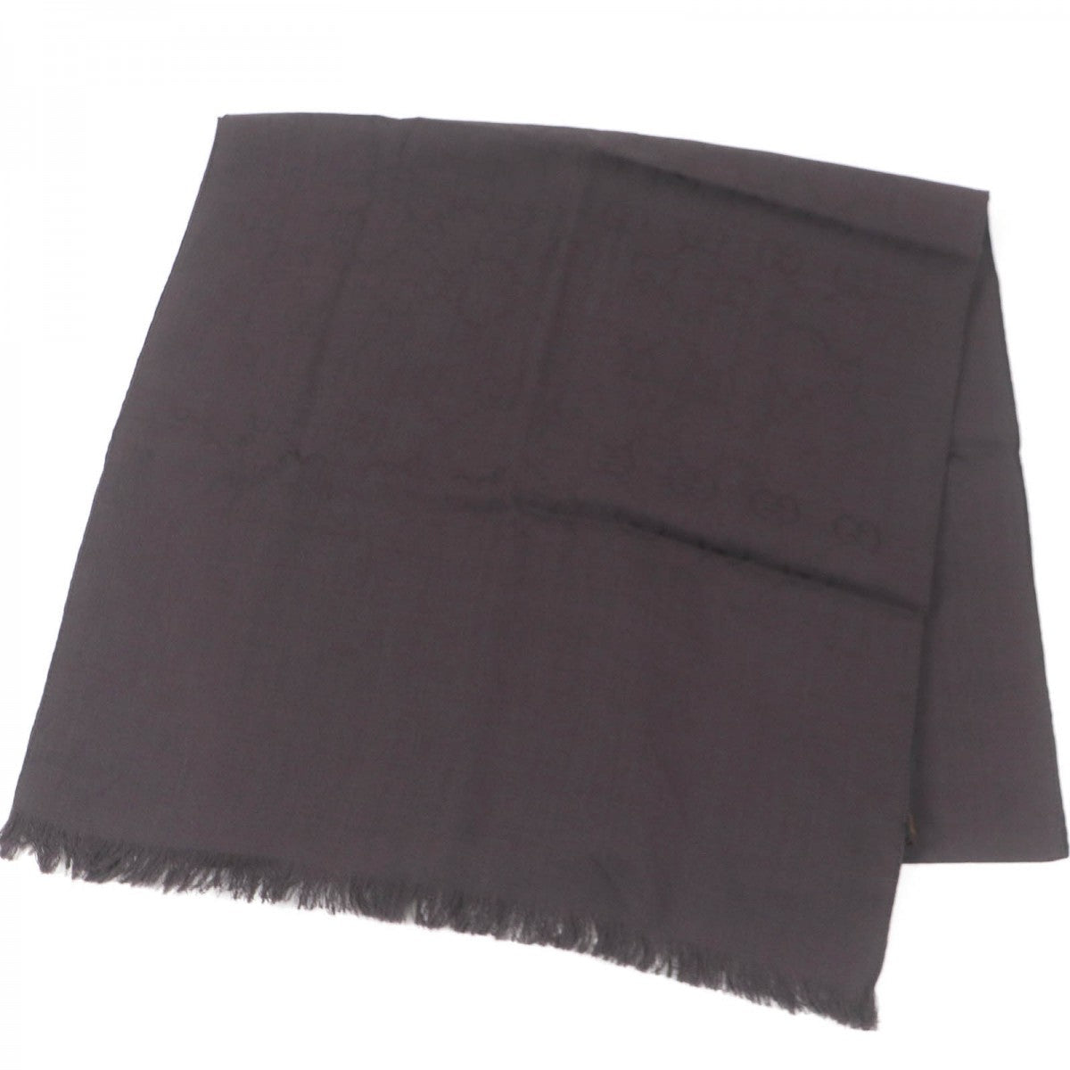 GUCCI Scarf 165904 wool Brown