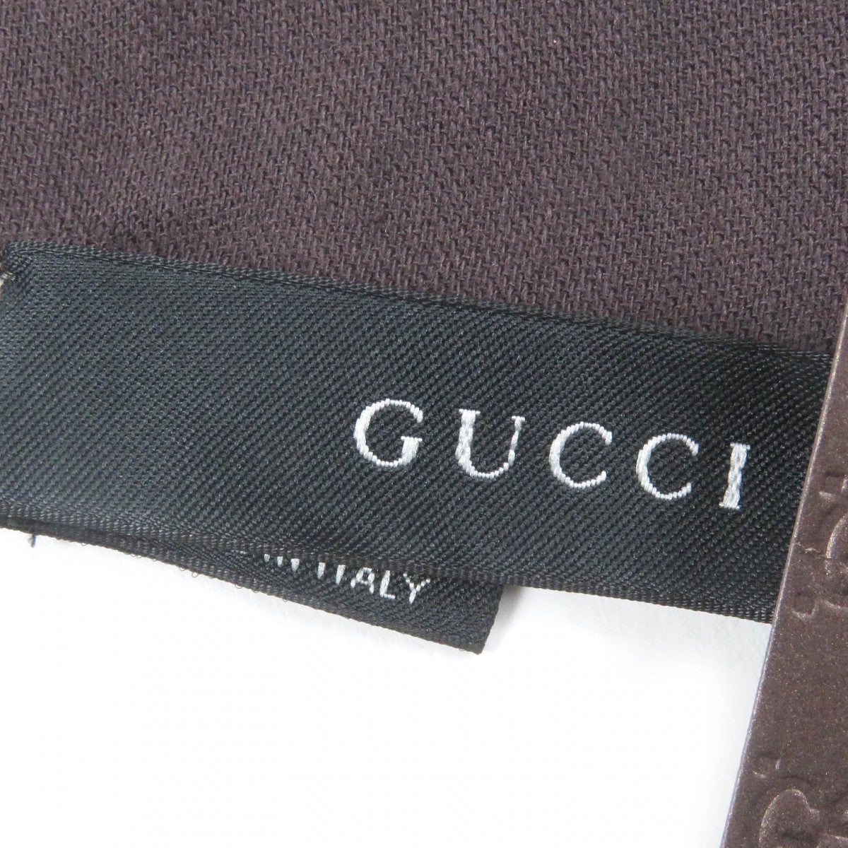 GUCCI Scarf 165904 wool Brown