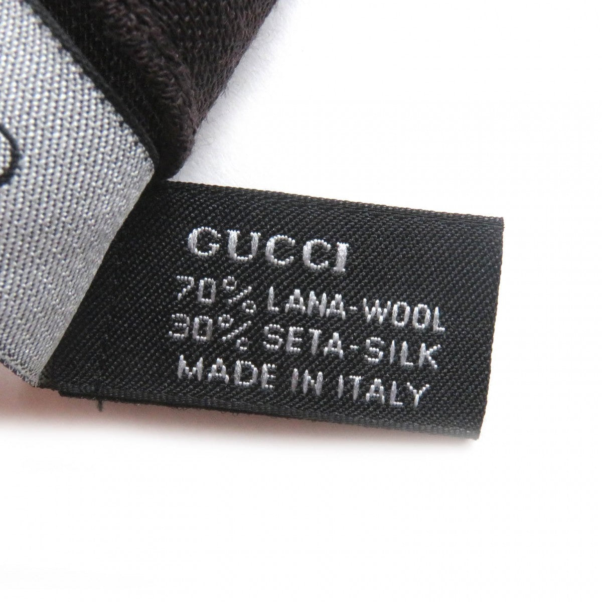 GUCCI Scarf 165904 wool Brown