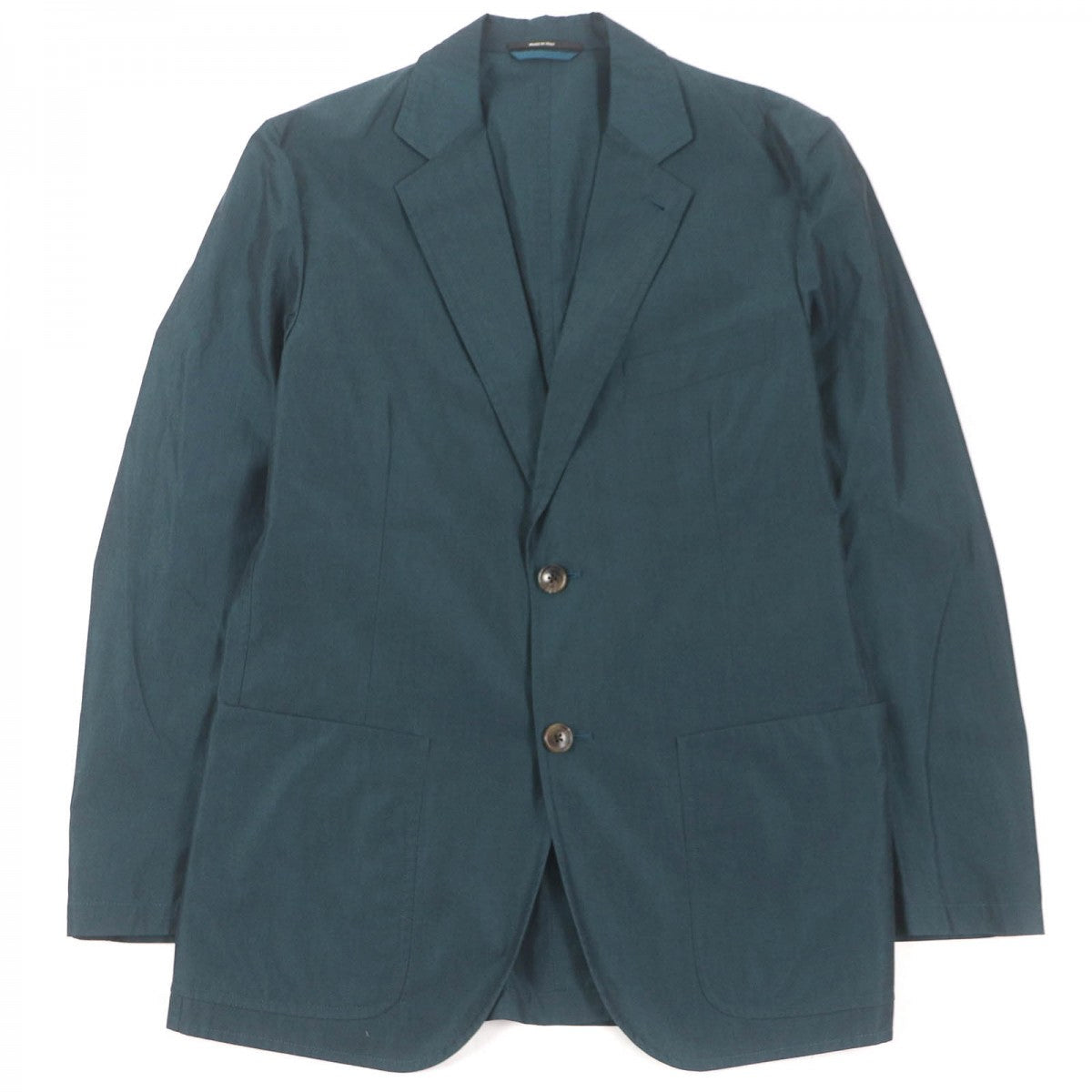 HERMES tailored jacket cotton green 48