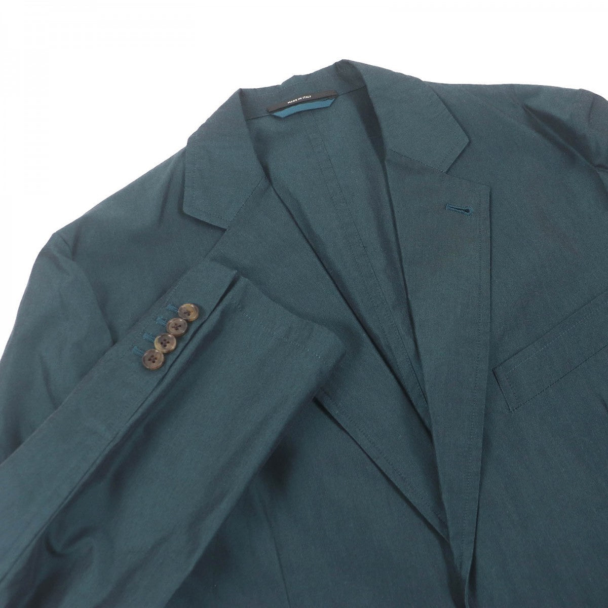 HERMES tailored jacket cotton green 48