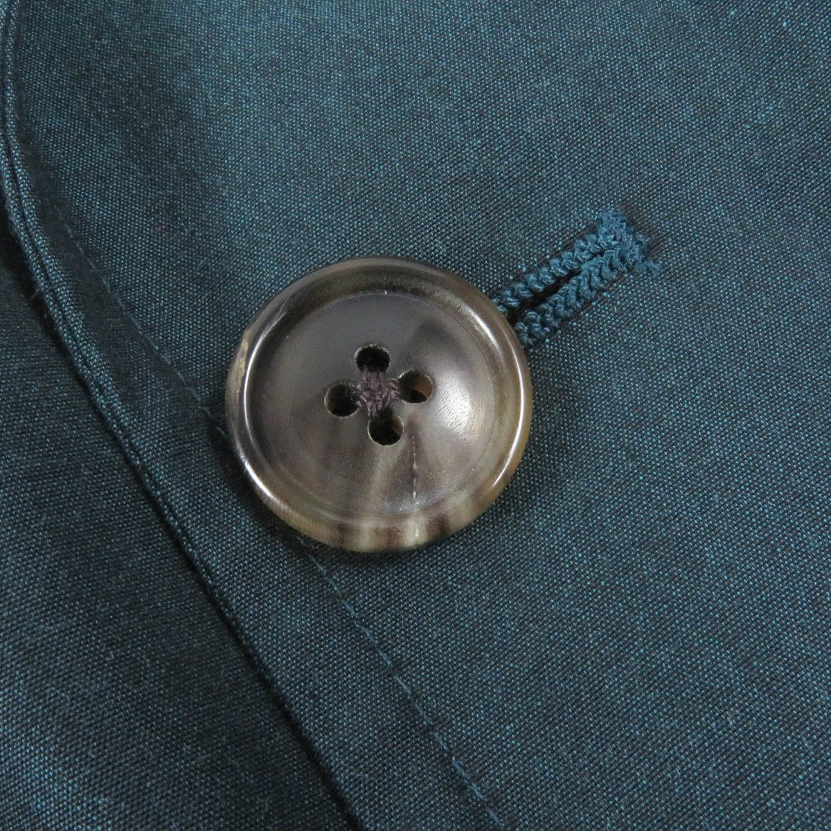 HERMES tailored jacket cotton green 48