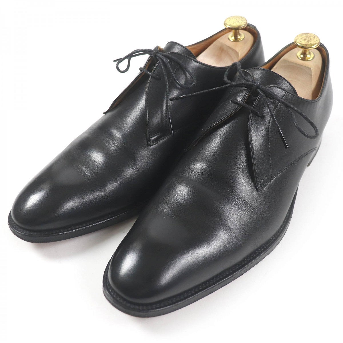 HERMES Dress shoes Main: Leather black mens 41.5 Used