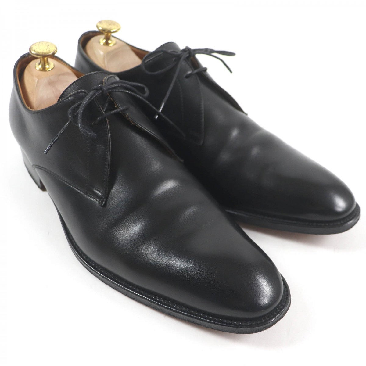 HERMES Dress shoes Main: Leather black mens 41.5 Used