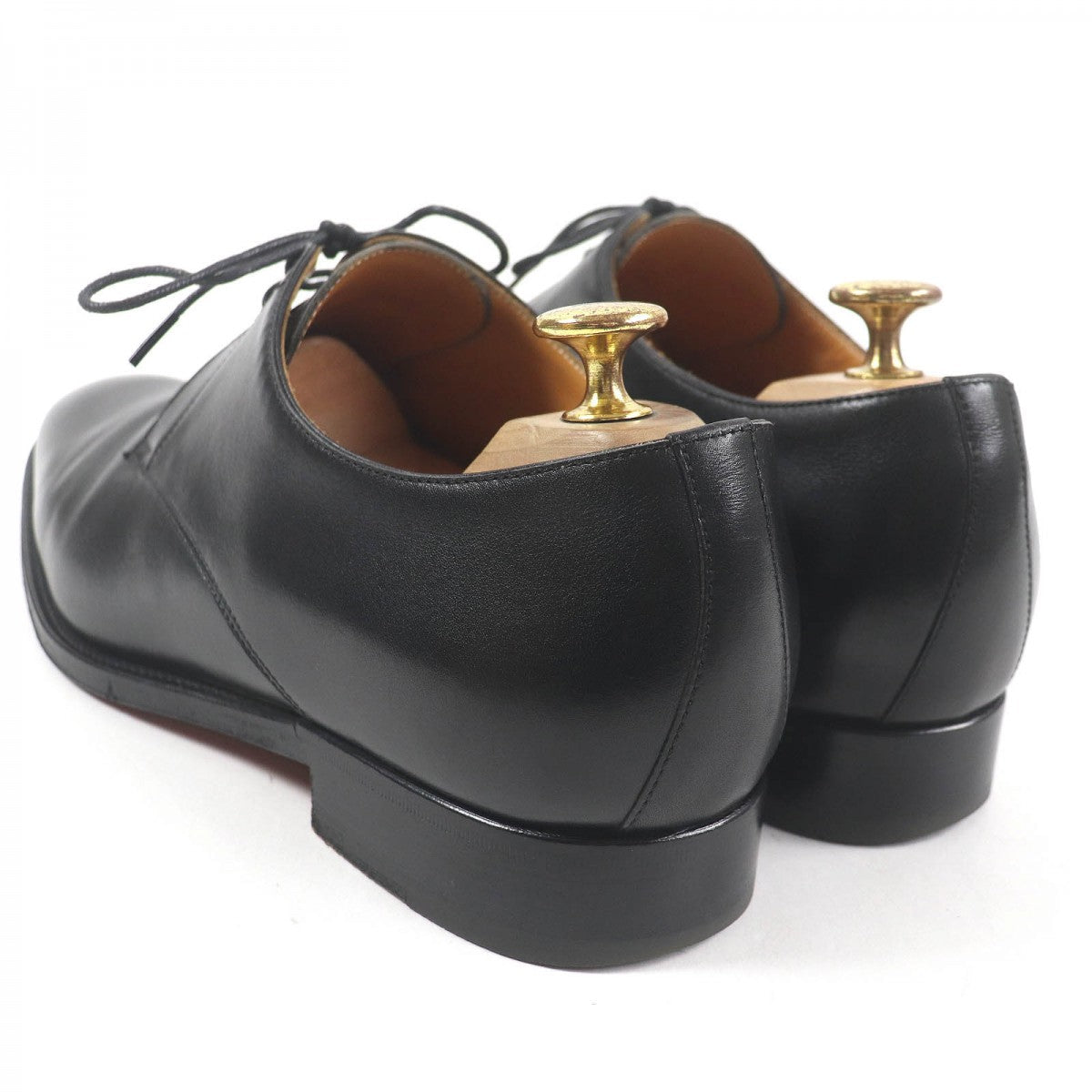 HERMES Dress shoes Main: Leather black mens 41.5 Used