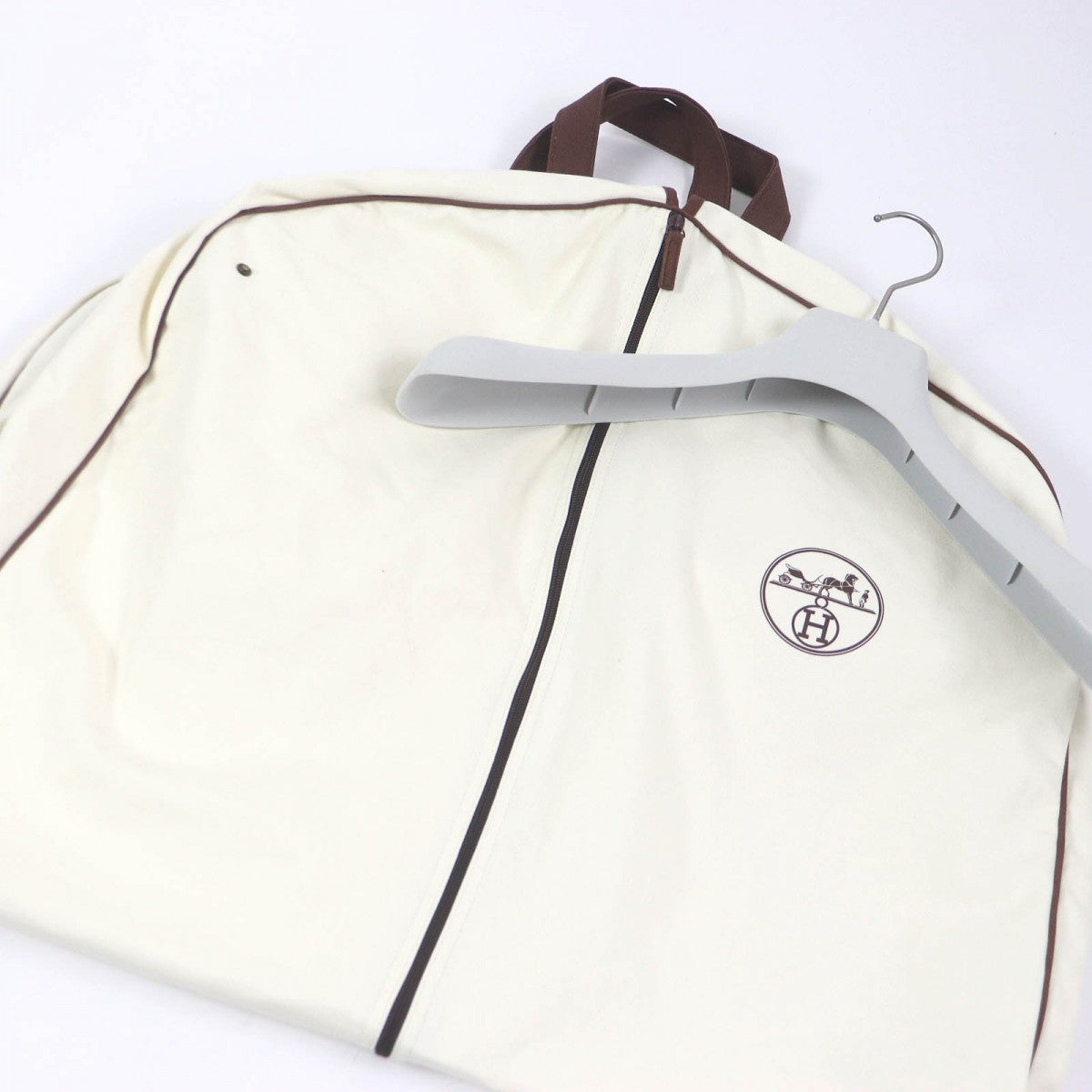 HERMES Jacket Main: 80% nylon, Main: 20% polyurethane, Part: 100% cotton, Filling: 100% polyester Charcoal Blue mens 46 Used