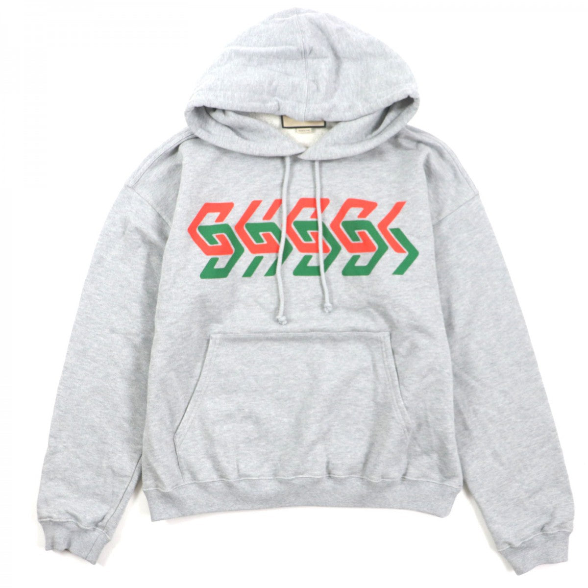 GUCCI Hoodie 715911 Main: 100% cotton, part: 97% cotton, part: 3% polyurethane gray mens S Used