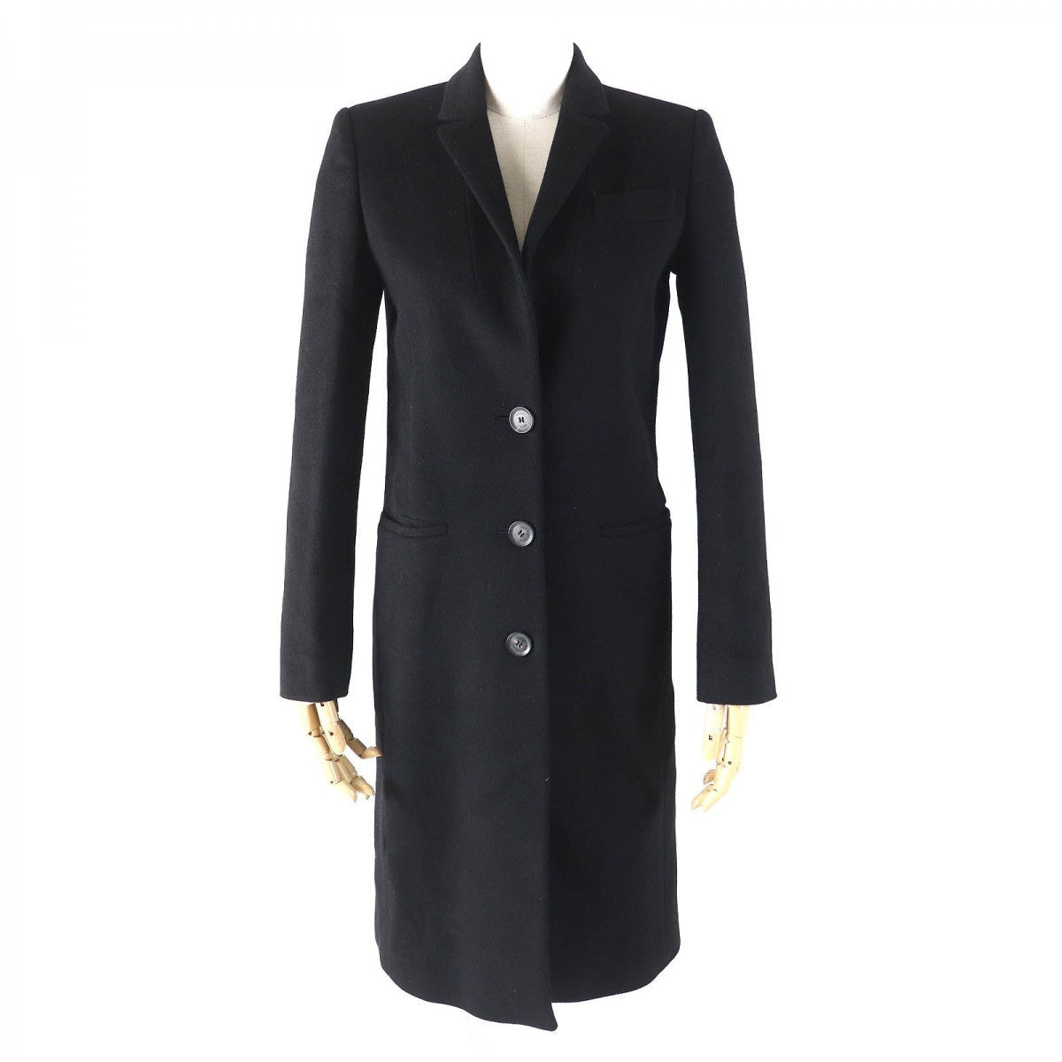 GUCCI Chester coat 455739 Outer: 100% wool, Lining: 80% viscose (rayon), Lining: 20% polyester black Women 36 Used