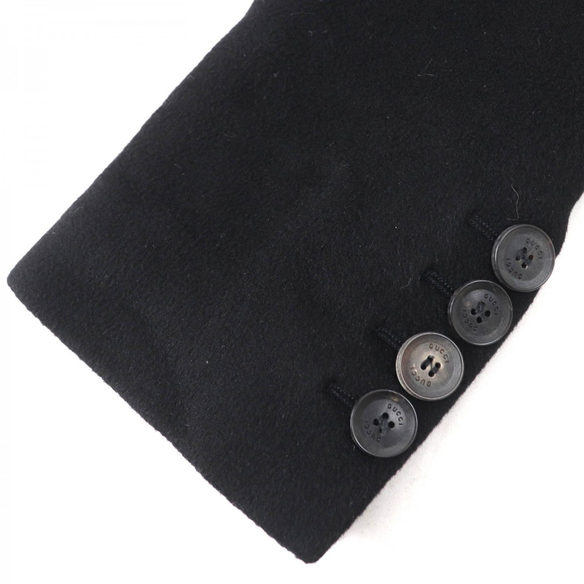 GUCCI Chester coat 455739 Outer: 100% wool, Lining: 80% viscose (rayon), Lining: 20% polyester black Women 36 Used