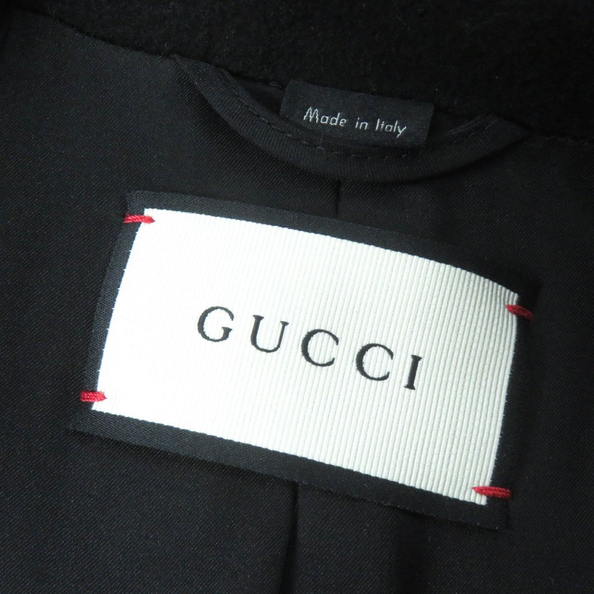GUCCI Chester coat 455739 Outer: 100% wool, Lining: 80% viscose (rayon), Lining: 20% polyester black Women 36 Used