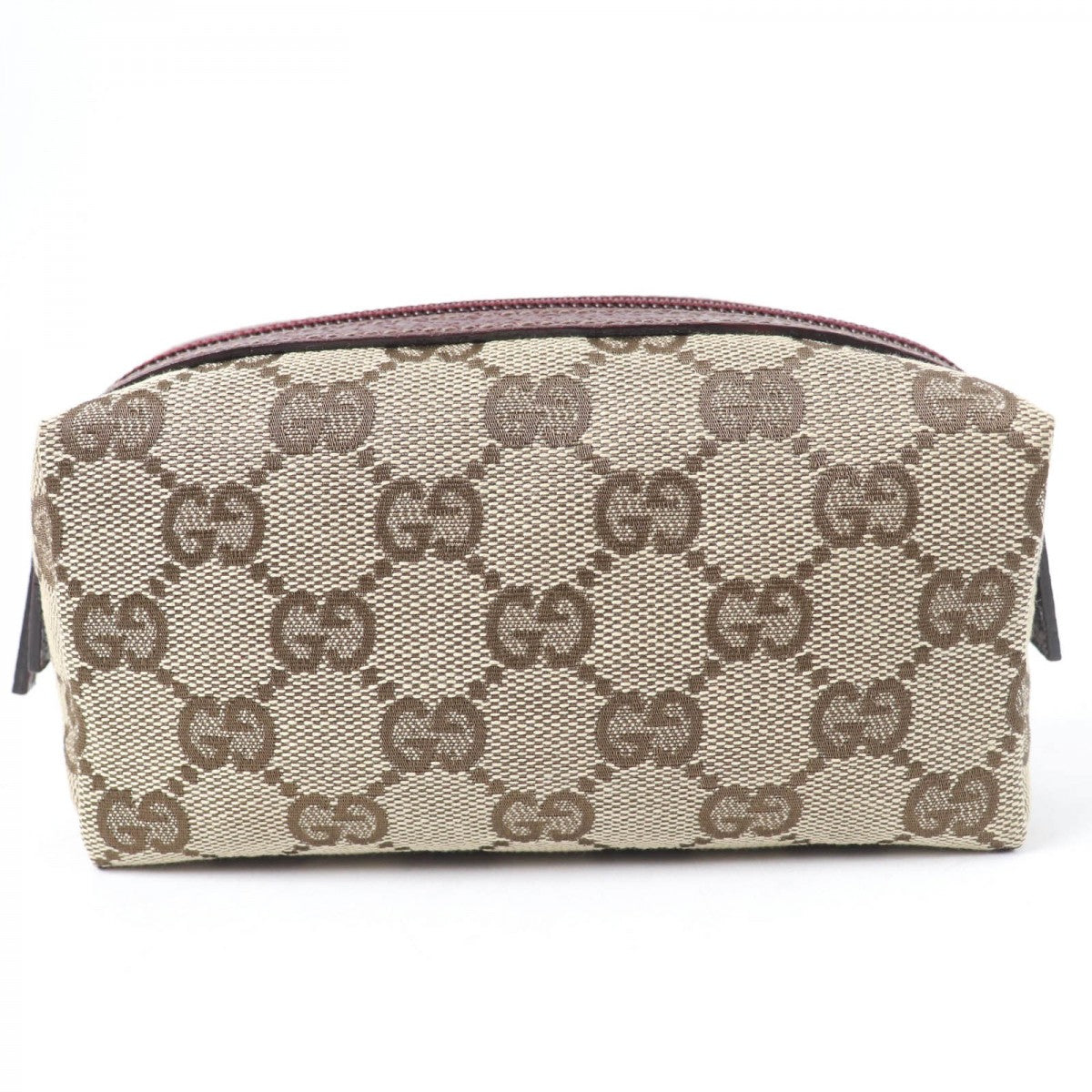 GUCCI Pouch 29596 GG Supreme Canvas Brown type