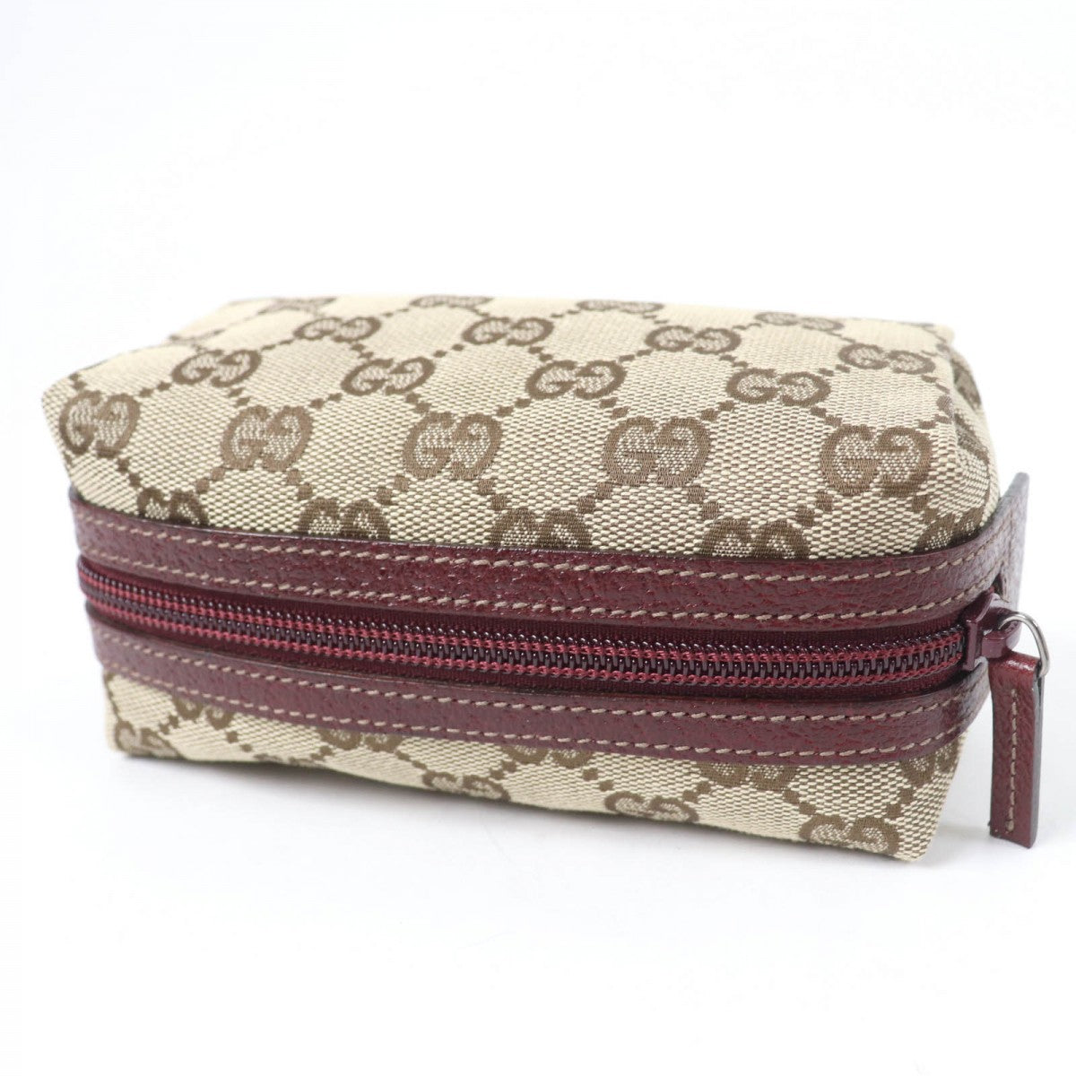 GUCCI Pouch 29596 GG Supreme Canvas Brown type