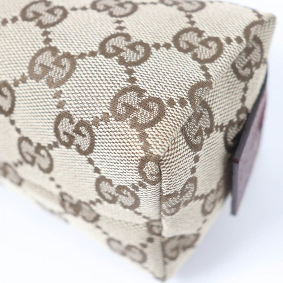 GUCCI Pouch 29596 GG Supreme Canvas Brown type