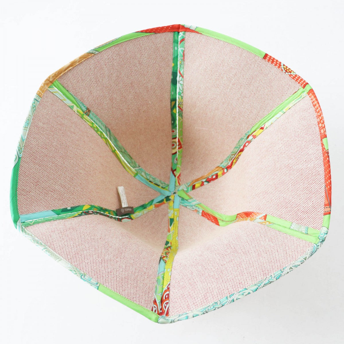 HERMES hat cotton Red type Multi petit h petit ash