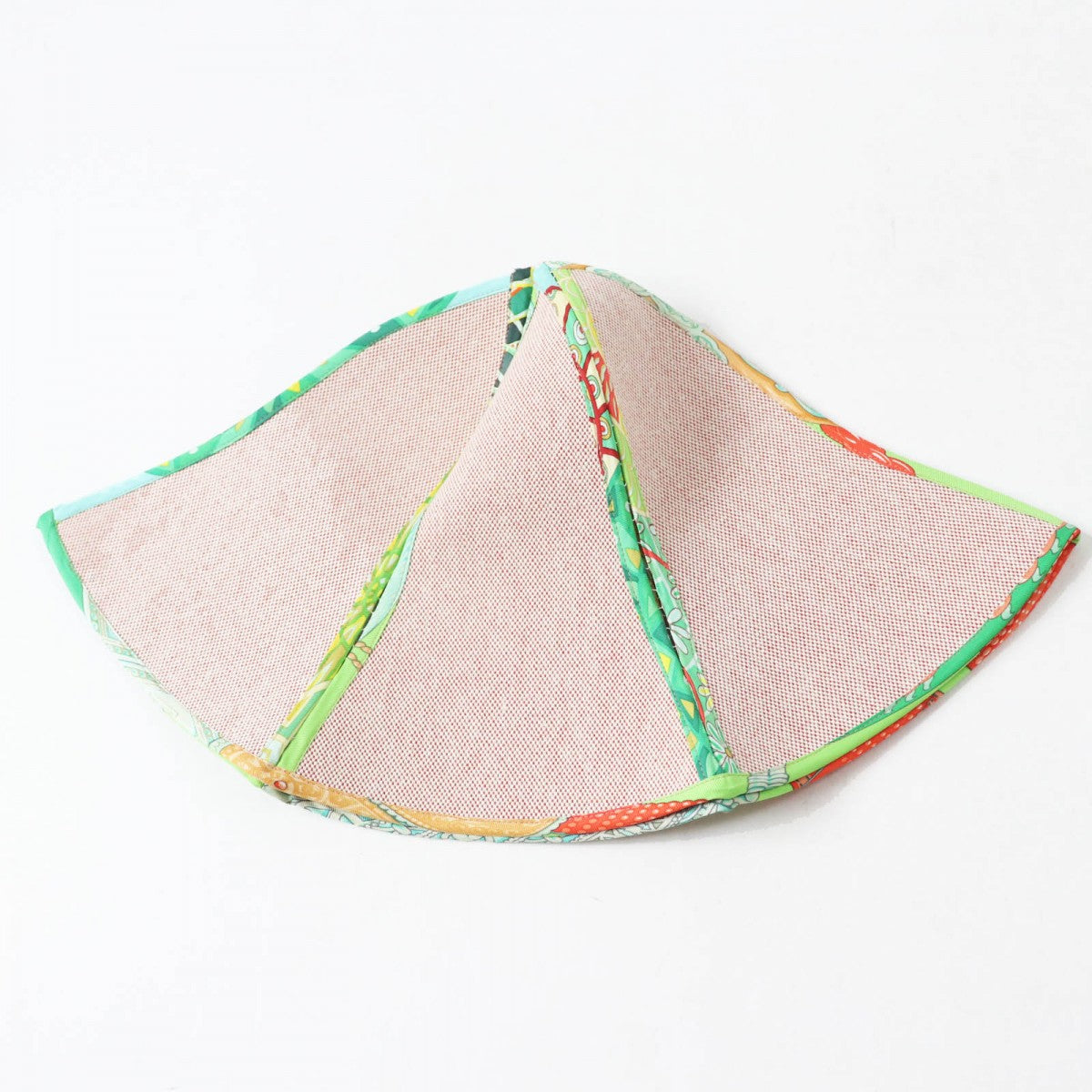 HERMES hat cotton Red type Multi petit h petit ash