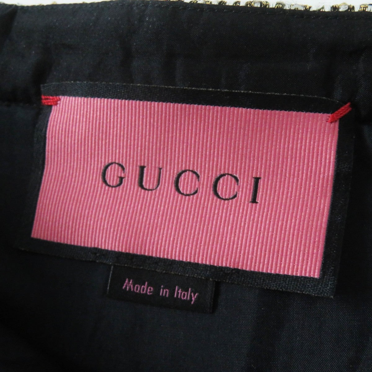GUCCI Pleated skirt 545461 polyester Gold type 40