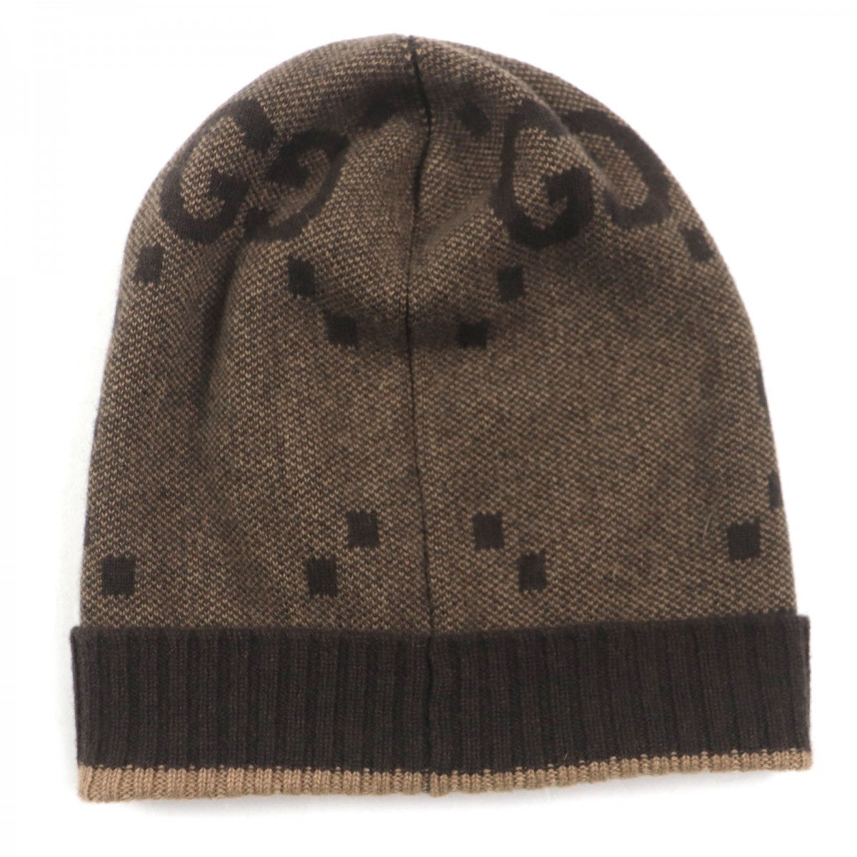 GUCCI Knit cap 676827 cashmere Brown M