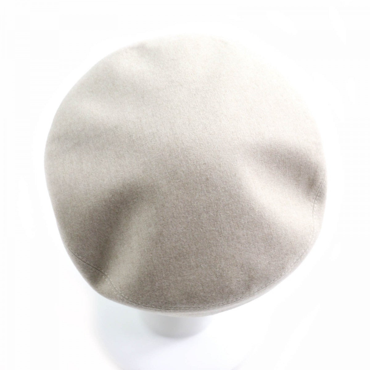 HERMES beret cashmere GREGE Saint Honore Charm 58