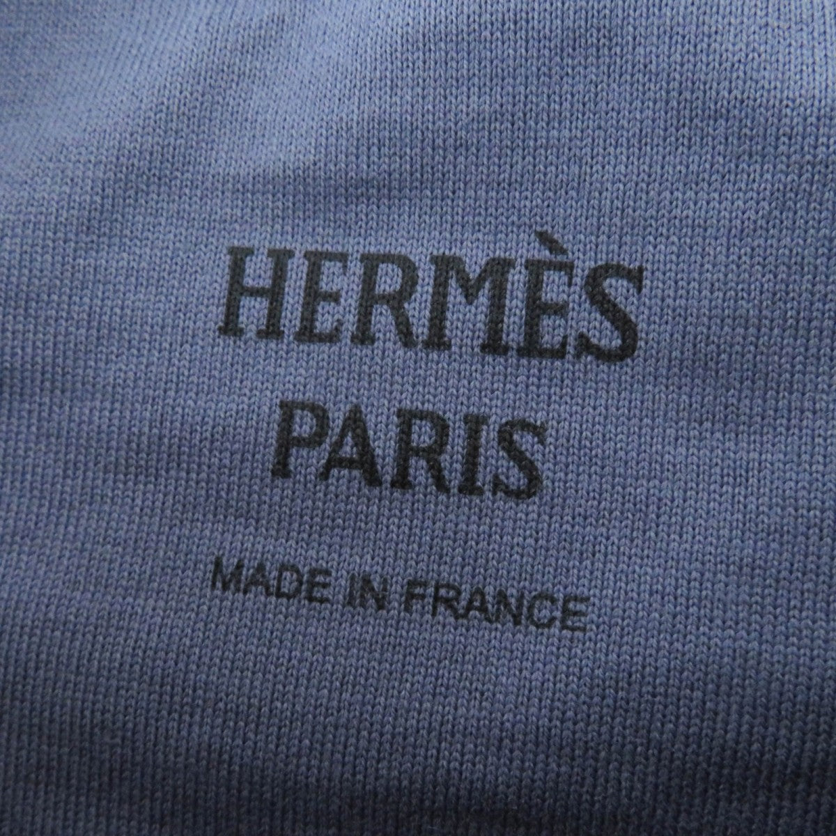 HERMES Short sleeve T-shirt 4H4643DA cotton Gris Nuage Cartouche Mall 36