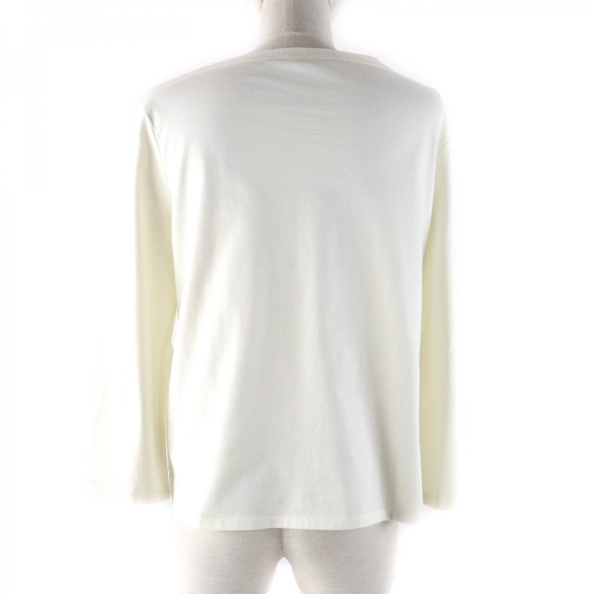 HERMES Cut cotton off white 36
