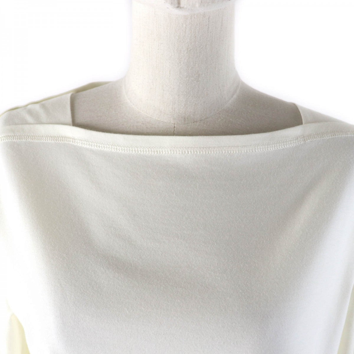 HERMES Cut cotton off white 36