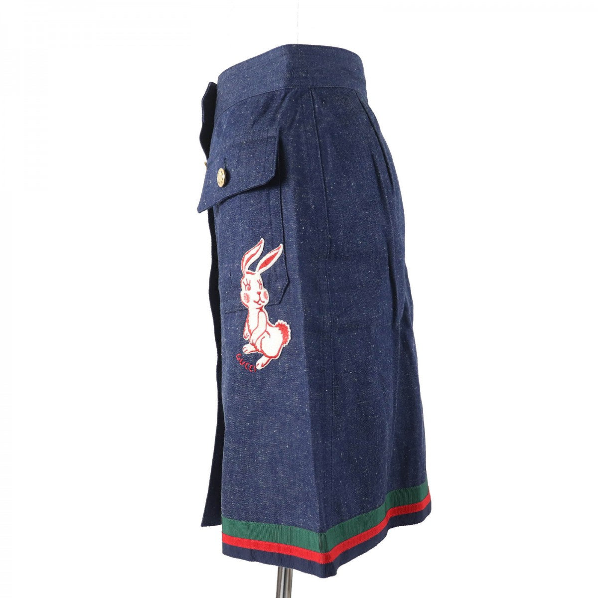 GUCCI skirt 521009 cotton Indigo blue 38