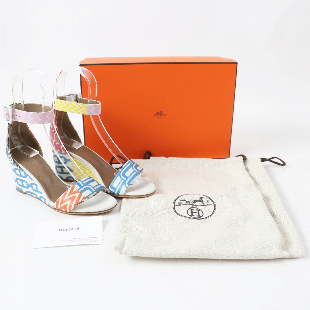 HERMES Sandals Z01053Z leather Multi ACAPULCO