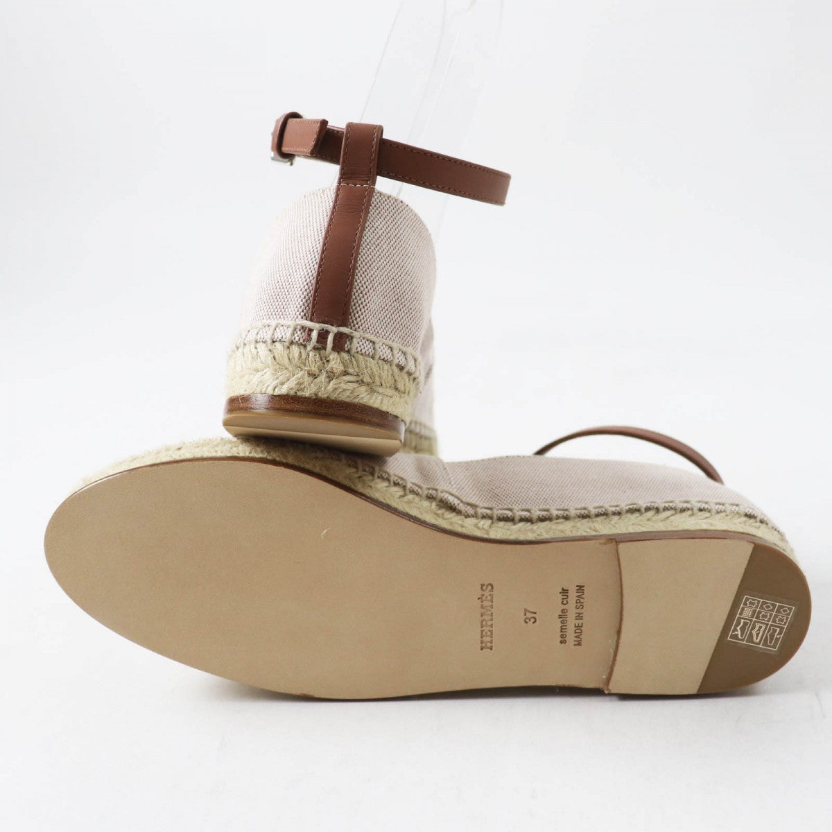 HERMES Slip-on Tower ash NOISETTE GOLD Indirizzo 37