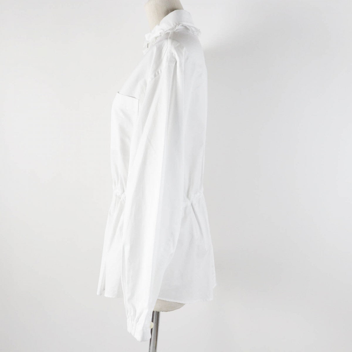 HERMES Long sleeve shirt 4H0638DV cotton white 36